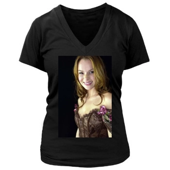 Amanda Holden Women's Deep V-Neck TShirt