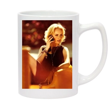 Amber Valletta 14oz White Statesman Mug