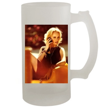 Amber Valletta 16oz Frosted Beer Stein