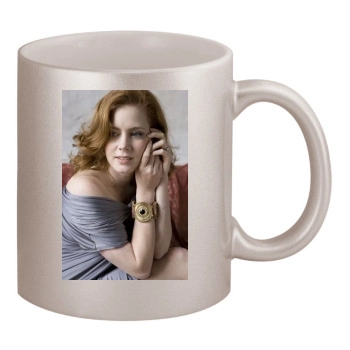 Amy Adams 11oz Metallic Silver Mug