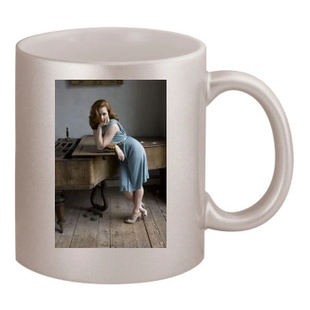 Amy Adams 11oz Metallic Silver Mug