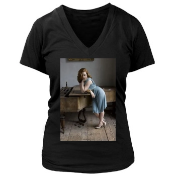 Amy Adams Women's Deep V-Neck TShirt