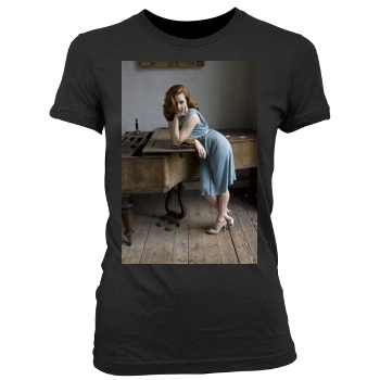 Amy Adams Women's Junior Cut Crewneck T-Shirt