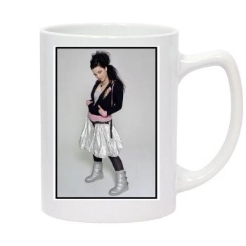 Amy Lee 14oz White Statesman Mug