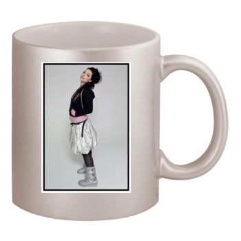 Amy Lee 11oz Metallic Silver Mug