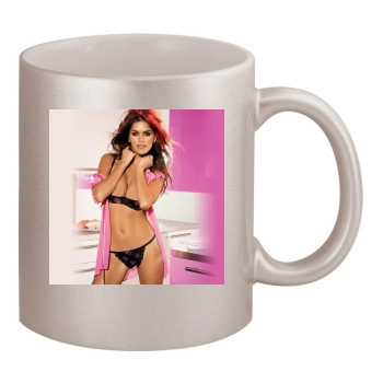 Anahi Gonzales 11oz Metallic Silver Mug