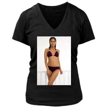 Anahi Gonzales Women's Deep V-Neck TShirt