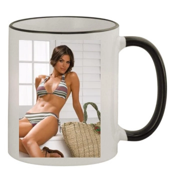 Anahi Gonzales 11oz Colored Rim & Handle Mug