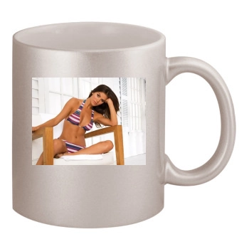 Anahi Gonzales 11oz Metallic Silver Mug