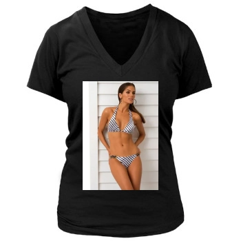 Anahi Gonzales Women's Deep V-Neck TShirt