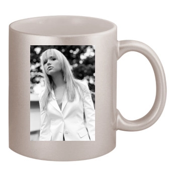 Arielle Kebbel 11oz Metallic Silver Mug