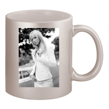 Arielle Kebbel 11oz Metallic Silver Mug