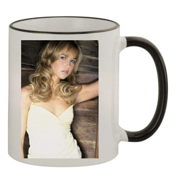 Arielle Kebbel 11oz Colored Rim & Handle Mug