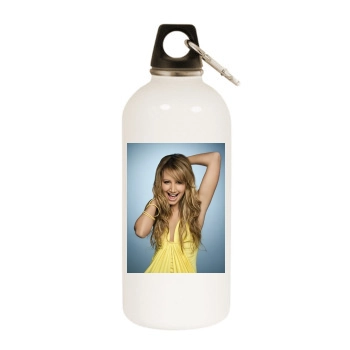 Ashley Tisdale White Water Bottle With Carabiner