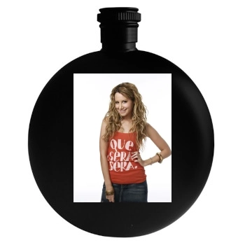 Ashley Tisdale Round Flask