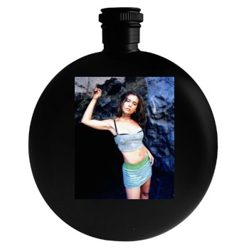 Alyssa Milano Round Flask