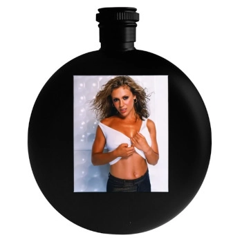 Alyssa Milano Round Flask