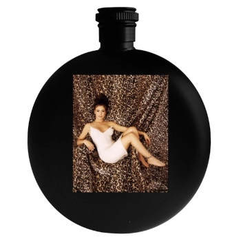 Alyssa Milano Round Flask