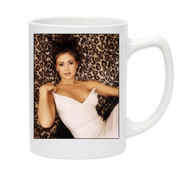 Alyssa Milano 14oz White Statesman Mug