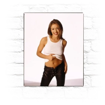 Alyssa Milano Metal Wall Art