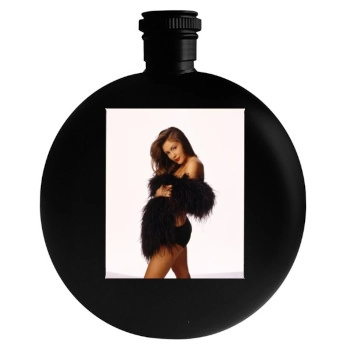 Alyssa Milano Round Flask