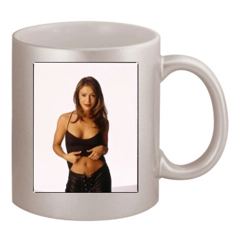 Alyssa Milano 11oz Metallic Silver Mug