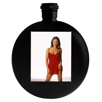 Alyssa Milano Round Flask