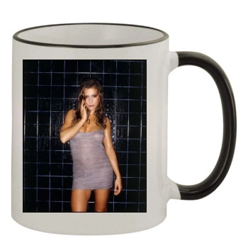 Alyssa Milano 11oz Colored Rim & Handle Mug