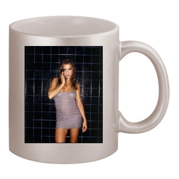 Alyssa Milano 11oz Metallic Silver Mug