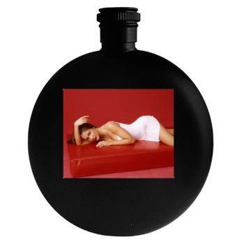 Alyssa Milano Round Flask