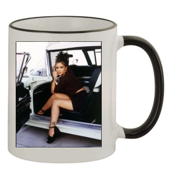 Alyssa Milano 11oz Colored Rim & Handle Mug