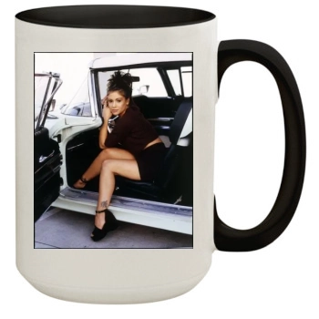 Alyssa Milano 15oz Colored Inner & Handle Mug