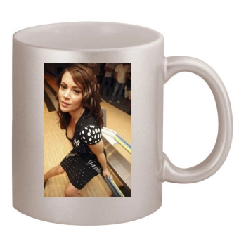 Alyssa Milano 11oz Metallic Silver Mug