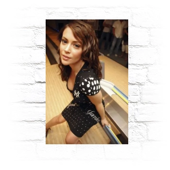 Alyssa Milano Metal Wall Art