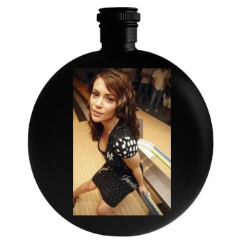 Alyssa Milano Round Flask