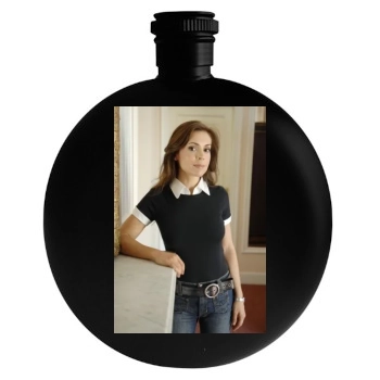 Alyssa Milano Round Flask