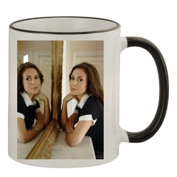 Alyssa Milano 11oz Colored Rim & Handle Mug