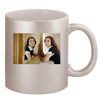 Alyssa Milano 11oz Metallic Silver Mug