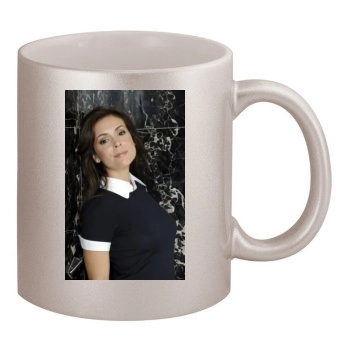 Alyssa Milano 11oz Metallic Silver Mug