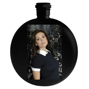 Alyssa Milano Round Flask