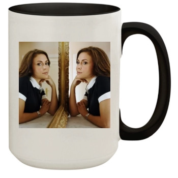 Alyssa Milano 15oz Colored Inner & Handle Mug