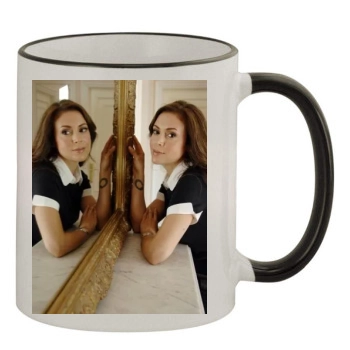 Alyssa Milano 11oz Colored Rim & Handle Mug