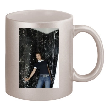 Alyssa Milano 11oz Metallic Silver Mug