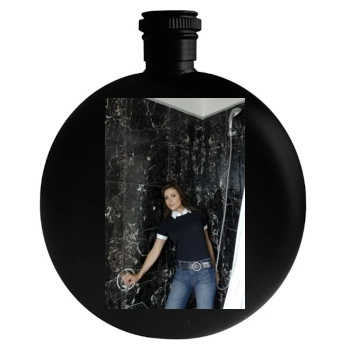 Alyssa Milano Round Flask