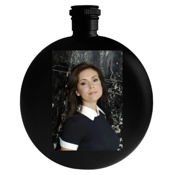 Alyssa Milano Round Flask