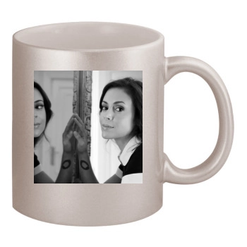 Alyssa Milano 11oz Metallic Silver Mug