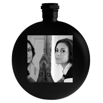 Alyssa Milano Round Flask