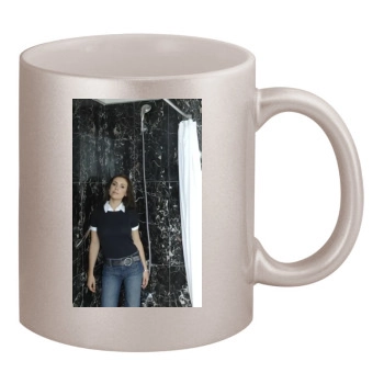 Alyssa Milano 11oz Metallic Silver Mug