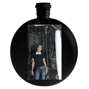 Alyssa Milano Round Flask