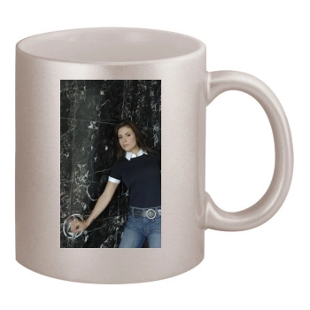 Alyssa Milano 11oz Metallic Silver Mug